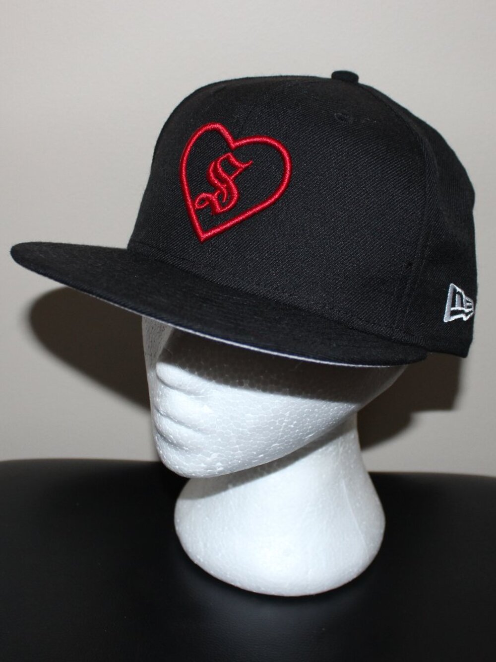 3/$188❤️SUPREME New Era Red Heart S Logo 59FIFTY 7⅜ Fitted Hat Cap 2017 original